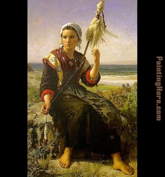 The Rest of the Haymakers painting - Jules Breton The Rest of the Haymakers art painting
